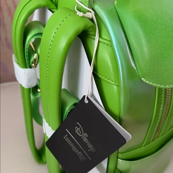 Loungefly Disney Minnie Mouse Classic series Emerald  Iridescent BP New! - Picture 13 of 13